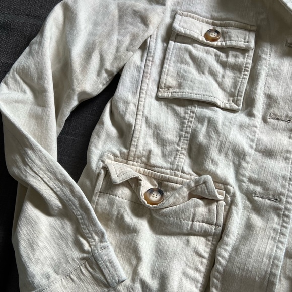 Gap womens size 16 cream denim jacket - Picture 4 of 4